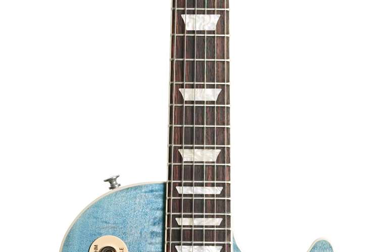 Gibson Les Paul Standard 50s Figured Top Ocean Blue #225740251 Gibson Les Paul Standard 50s Figured Top Ocean Blue #225740251