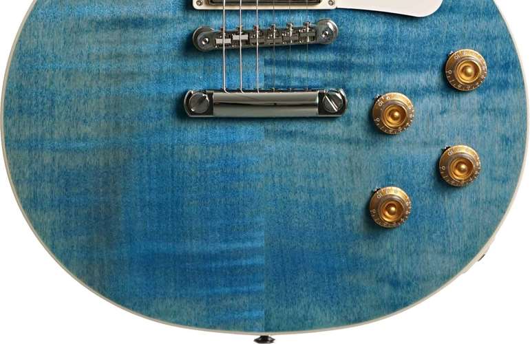 Gibson Les Paul Standard 50s Figured Top Ocean Blue #226140210 Gibson Les Paul Standard 50s Figured Top Ocean Blue #226140210