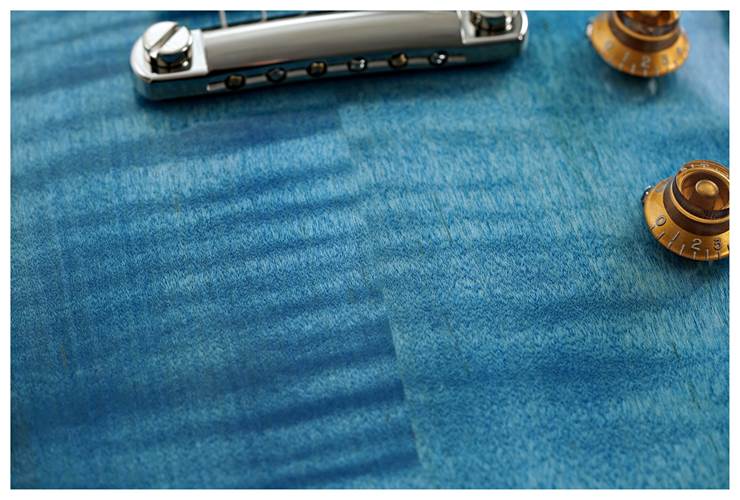 Gibson Les Paul Standard 50s Figured Top Ocean Blue #226140210 Gibson Les Paul Standard 50s Figured Top Ocean Blue #226140210