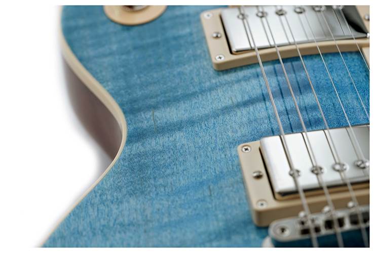 Gibson Les Paul Standard 50s Figured Top Ocean Blue #226140210 Gibson Les Paul Standard 50s Figured Top Ocean Blue #226140210