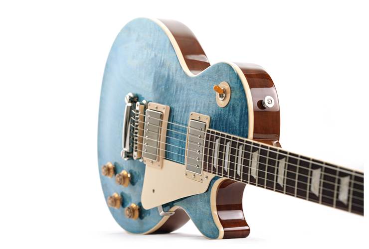 Gibson Les Paul Standard 50s Figured Top Ocean Blue #226140164 Gibson Les Paul Standard 50s Figured Top Ocean Blue #226140164