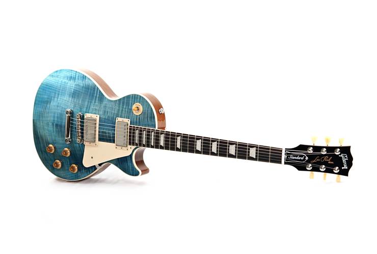 Gibson Les Paul Standard 50s Figured Top Ocean Blue #225840132 Gibson Les Paul Standard 50s Figured Top Ocean Blue #225840132
