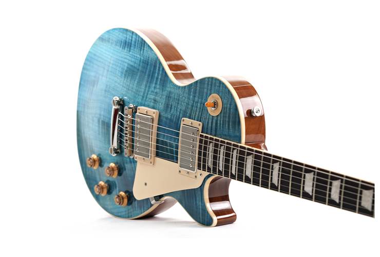 Gibson Les Paul Standard 50s Figured Top Ocean Blue #225840132 Gibson Les Paul Standard 50s Figured Top Ocean Blue #225840132