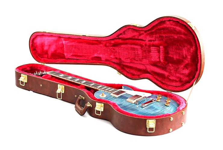 Gibson Les Paul Standard 50s Figured Top Ocean Blue #225840132 Gibson Les Paul Standard 50s Figured Top Ocean Blue #225840132