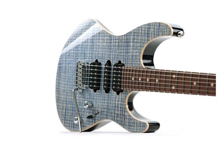Suhr Modern Plus Trans Blue Denim/Slate Pau Ferro Gotoh 510 HSH #81118 Suhr Modern Plus Trans Blue Denim/Slate Pau Ferro Gotoh 510 HSH #81118