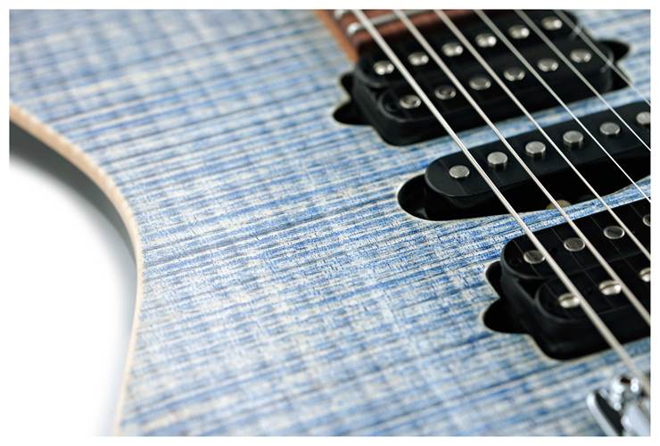 Suhr Modern Plus Trans Blue Denim/Slate Pau Ferro Gotoh 510 HSH #81118 Suhr Modern Plus Trans Blue Denim/Slate Pau Ferro Gotoh 510 HSH #81118