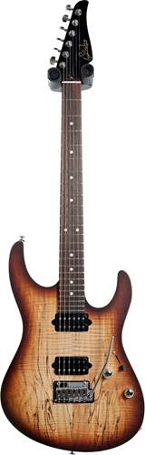 Suhr Custom Modern Top 18 Dark Brown Burst #79883 Suhr Custom Modern Top 18 Dark Brown Burst #79883