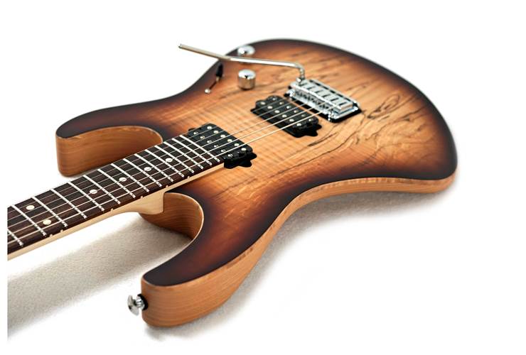 Suhr Custom Modern Top 18 Dark Brown Burst #79883 Suhr Custom Modern Top 18 Dark Brown Burst #79883
