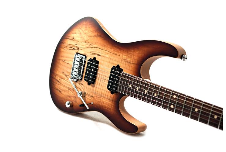 Suhr Custom Modern Top 18 Dark Brown Burst #79883 Suhr Custom Modern Top 18 Dark Brown Burst #79883
