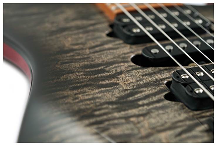 Suhr Custom Modern Flame Trans Charcoal Burst 73787 Suhr Custom Modern Flame Trans Charcoal Burst 73787