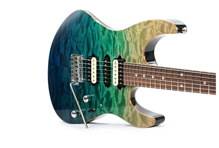 Suhr Custom Modern Aqua Blue Gradient #79832 Suhr Custom Modern Aqua Blue Gradient #79832