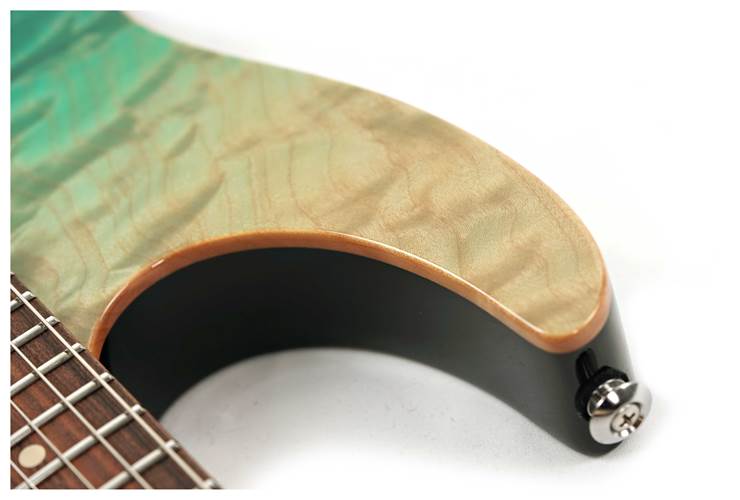 Suhr Custom Modern Aqua Blue Gradient #79832 Suhr Custom Modern Aqua Blue Gradient #79832