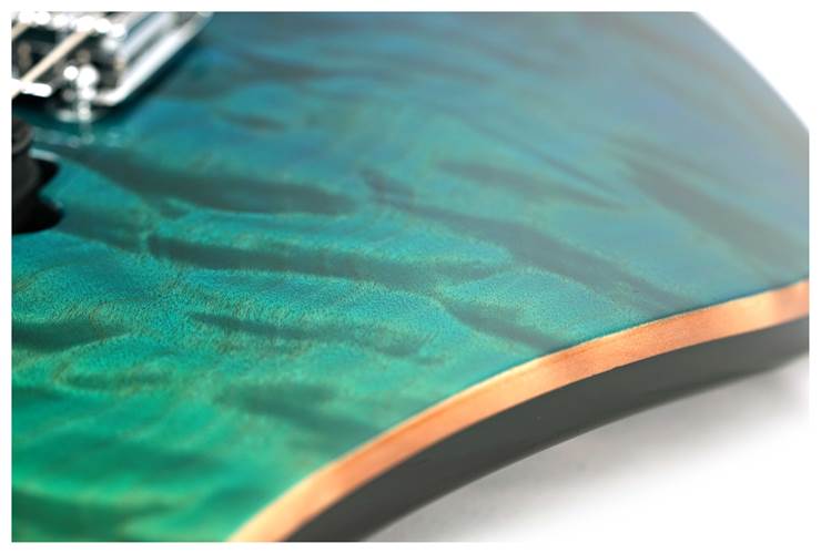 Suhr Custom Modern Aqua Blue Gradient #79832 Suhr Custom Modern Aqua Blue Gradient #79832
