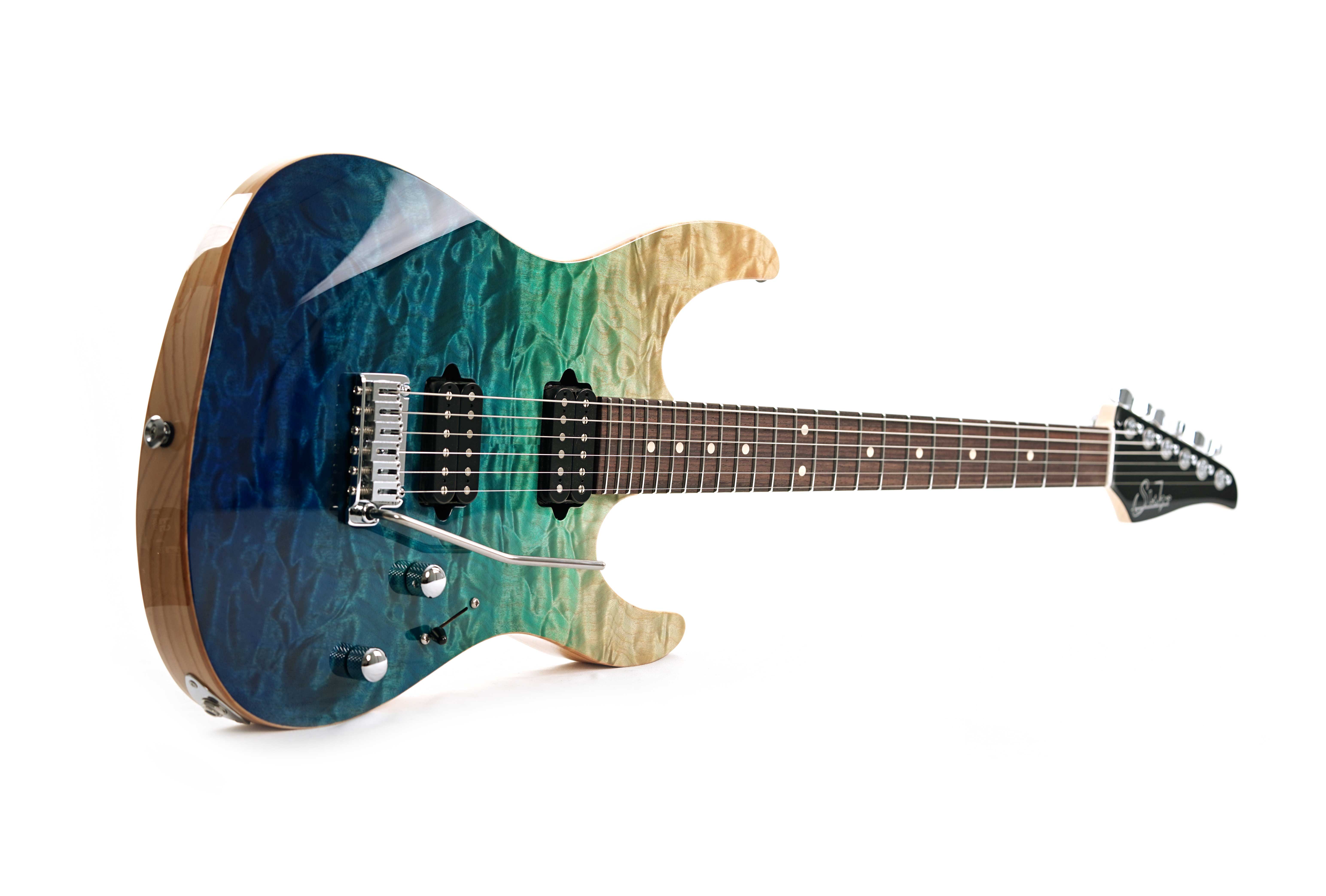 Suhr Custom Modern Aqua Blue Gradient #79831