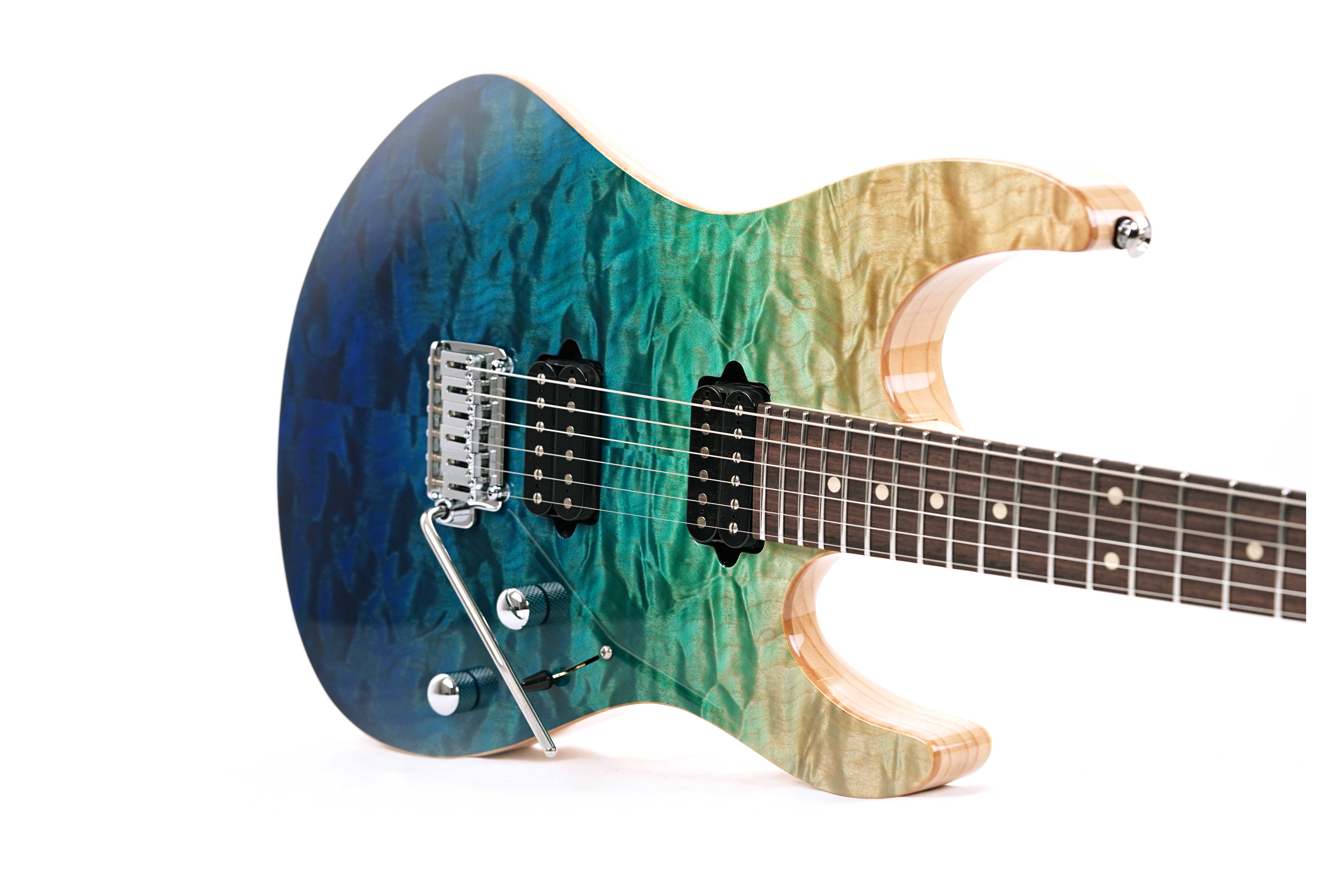 Suhr Custom Modern Aqua Blue Gradient #79831