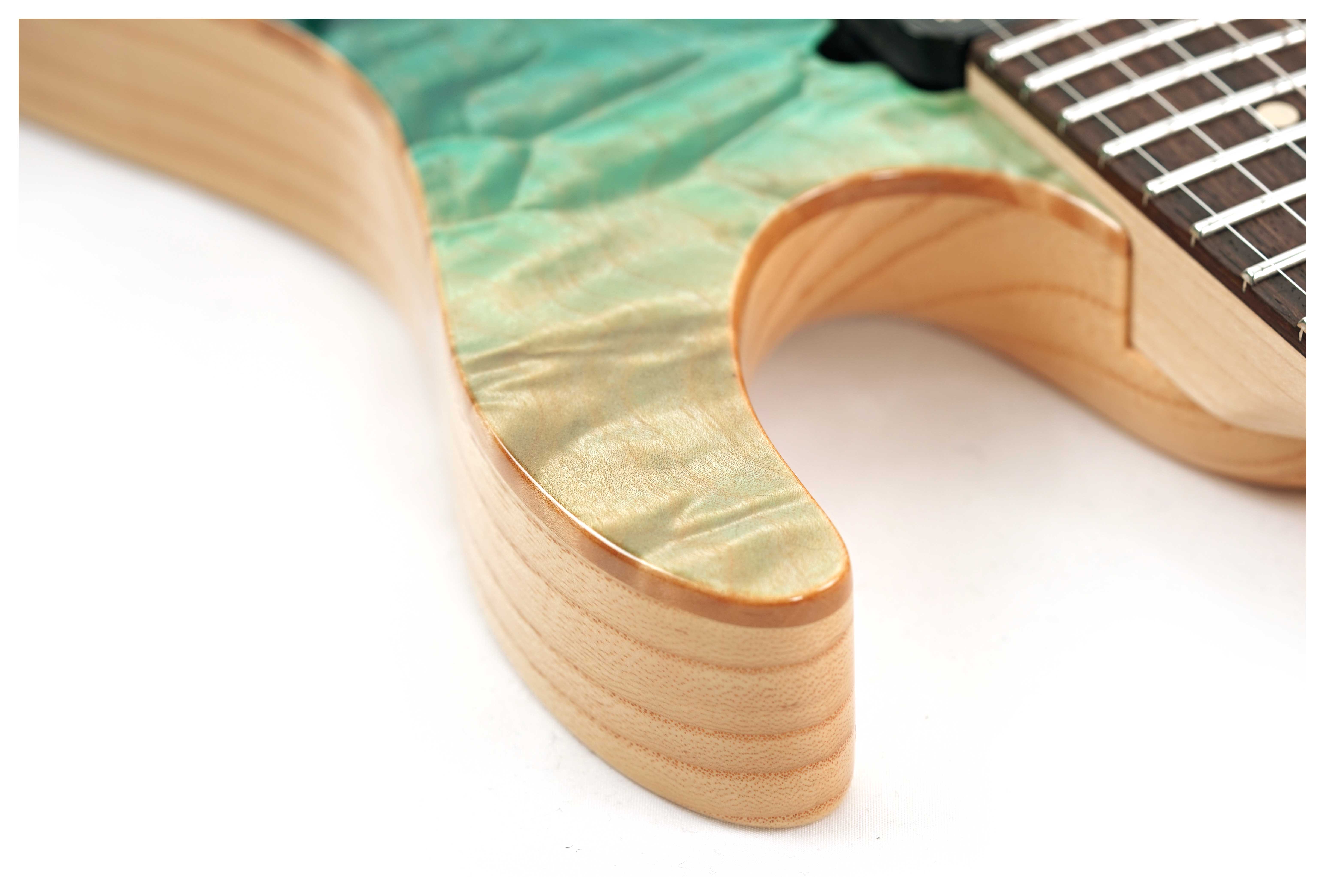 Suhr Custom Modern Aqua Blue Gradient #79831