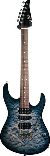 Suhr Custom Modern Quilt Faded Trans Whale Blue Burst 73778 Suhr Custom Modern Quilt Faded Trans Whale Blue Burst 73778