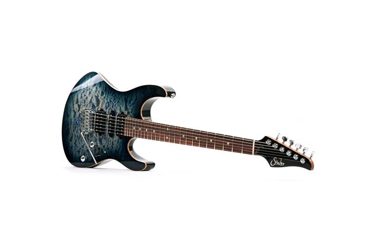Suhr Custom Modern Quilt Faded Trans Whale Blue Burst 73778 Suhr Custom Modern Quilt Faded Trans Whale Blue Burst 73778