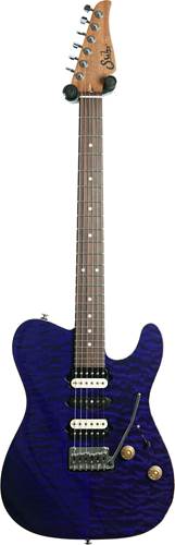 Suhr Modern T Custom Colour Trans Blue - Hand Selected Top
