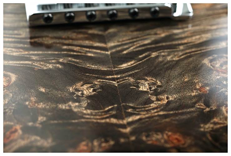 Suhr Custom Standard Burl Maple Top Charcoal Burst #79884 Suhr Custom Standard Burl Maple Top Charcoal Burst #79884