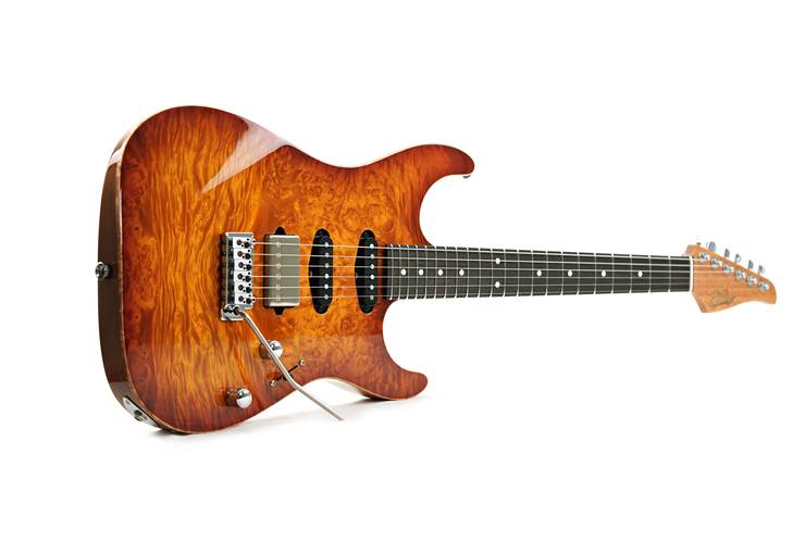 Suhr Custom Standard Quilt Top Iced Tea Burst Suhr Custom Standard Quilt Top Iced Tea Burst