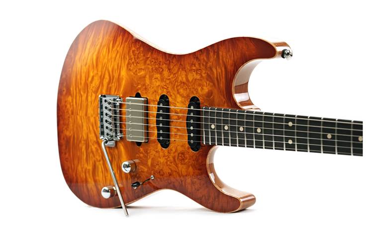 Suhr Custom Standard Quilt Top Iced Tea Burst Suhr Custom Standard Quilt Top Iced Tea Burst