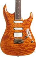 Suhr Custom Standard Carve Top Quilt Trans Caramel