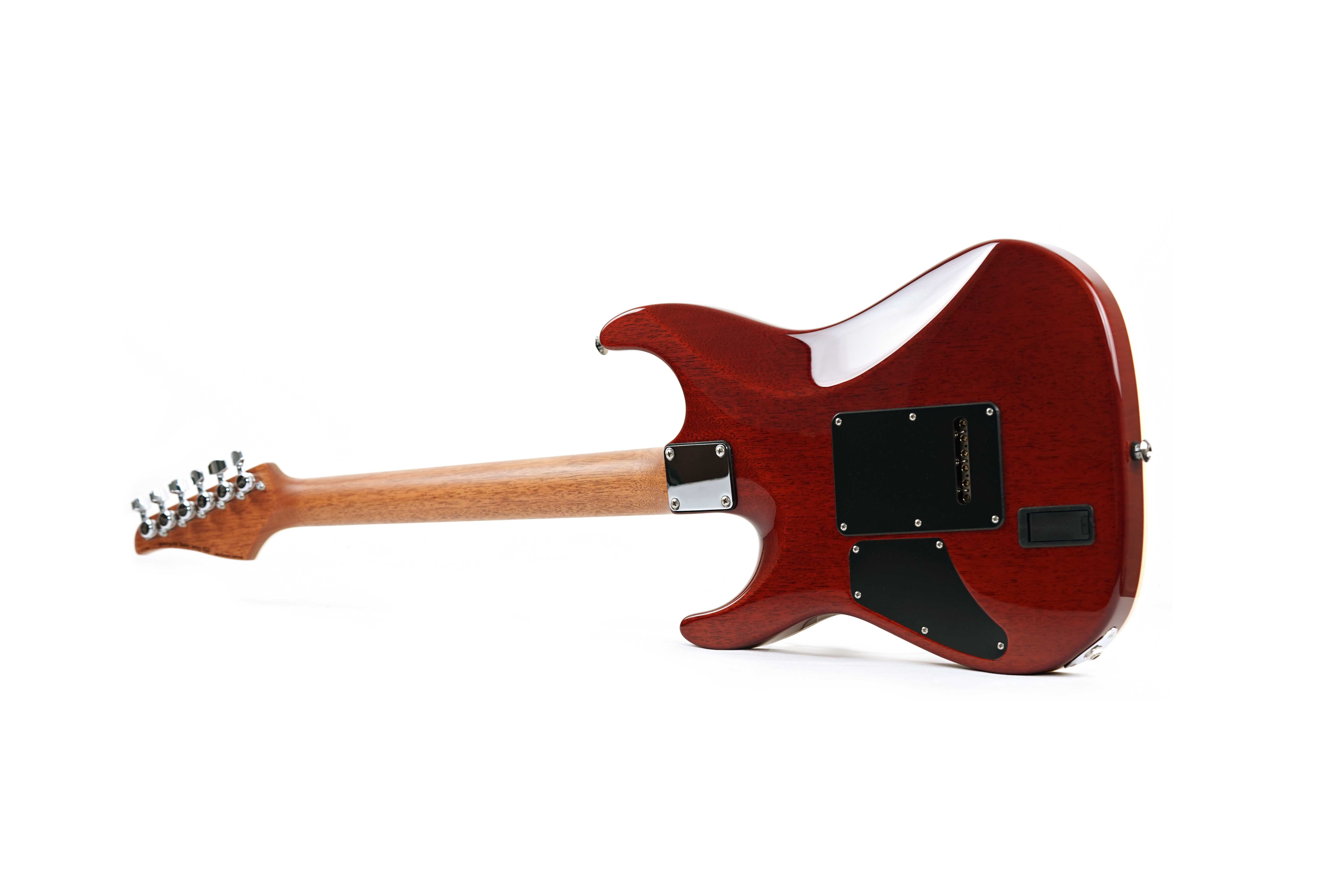 Suhr Custom Standard Carve Top Quilted Maple Light Edge Burst #73784
