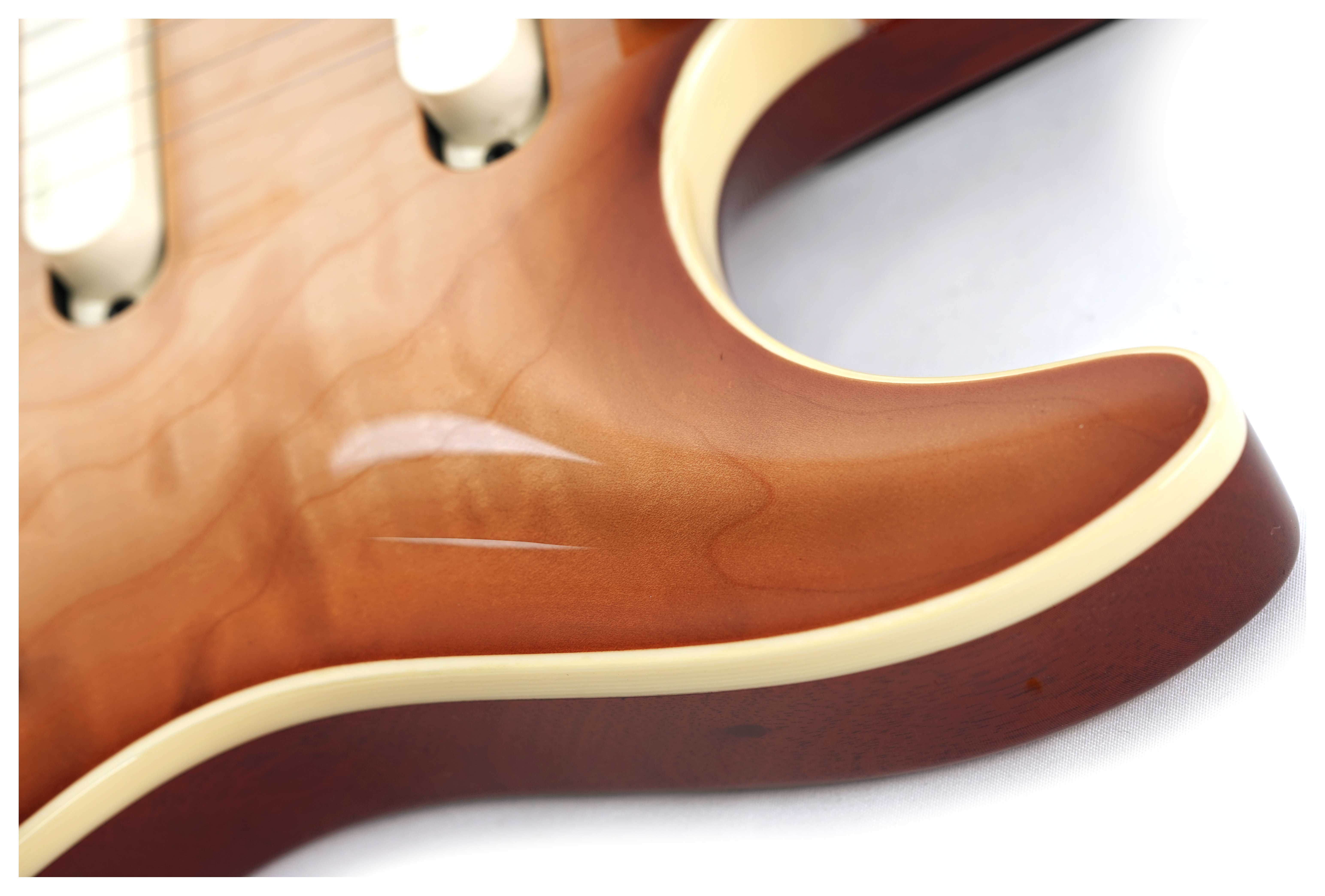 Suhr Custom Standard Carve Top Quilted Maple Light Edge Burst #73784