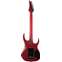 Solar Guitars A1.7ROP LH+ Red Open Pore Matte Left Handed Back View