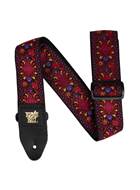Ernie Ball Jacquard Crimson Royal Bloom Strap