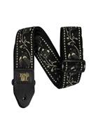 Ernie Ball Jacquard Black Pleasant Pheasant Strap