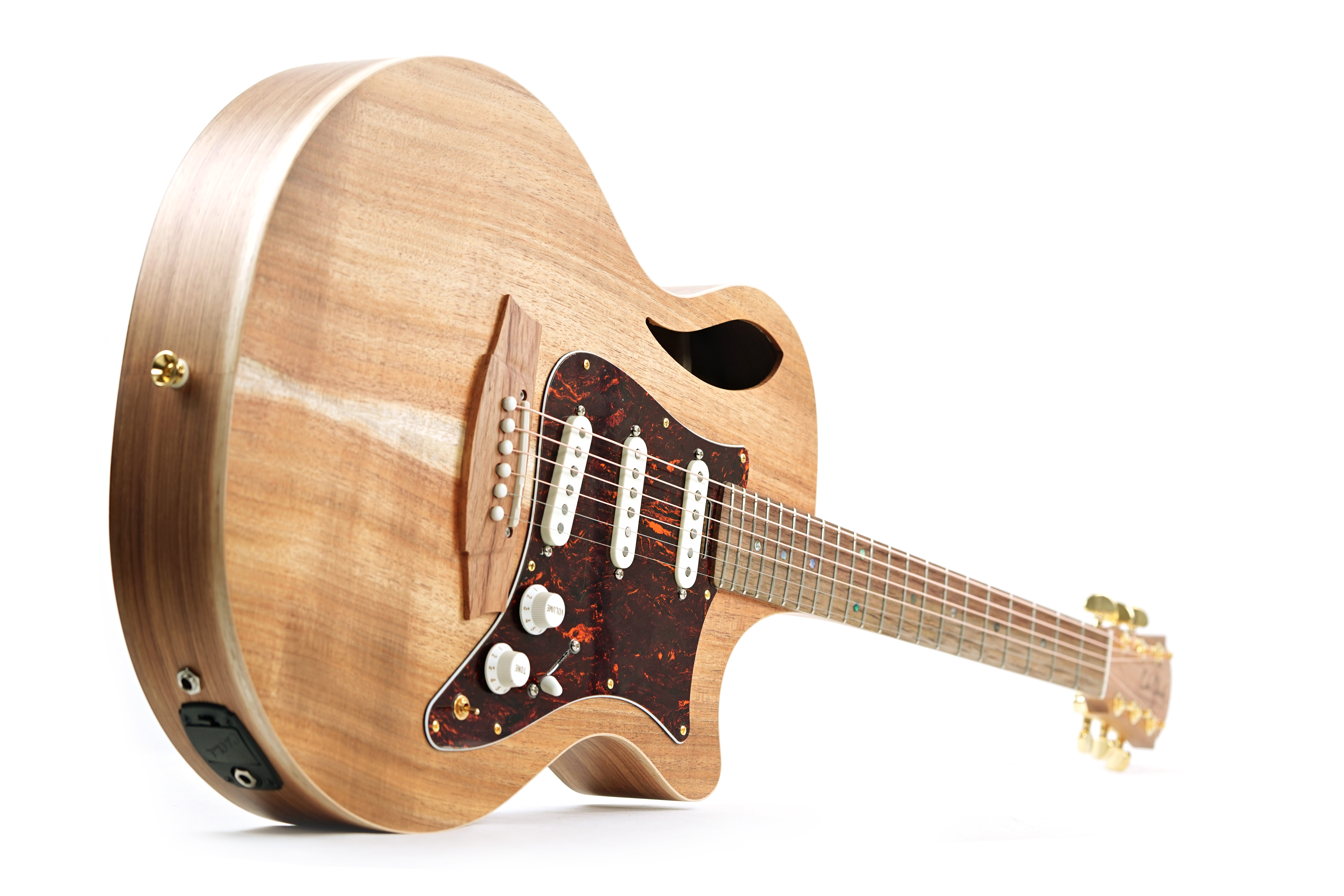 Cole Clark True Hybrid SSS Thinline All Blackwood