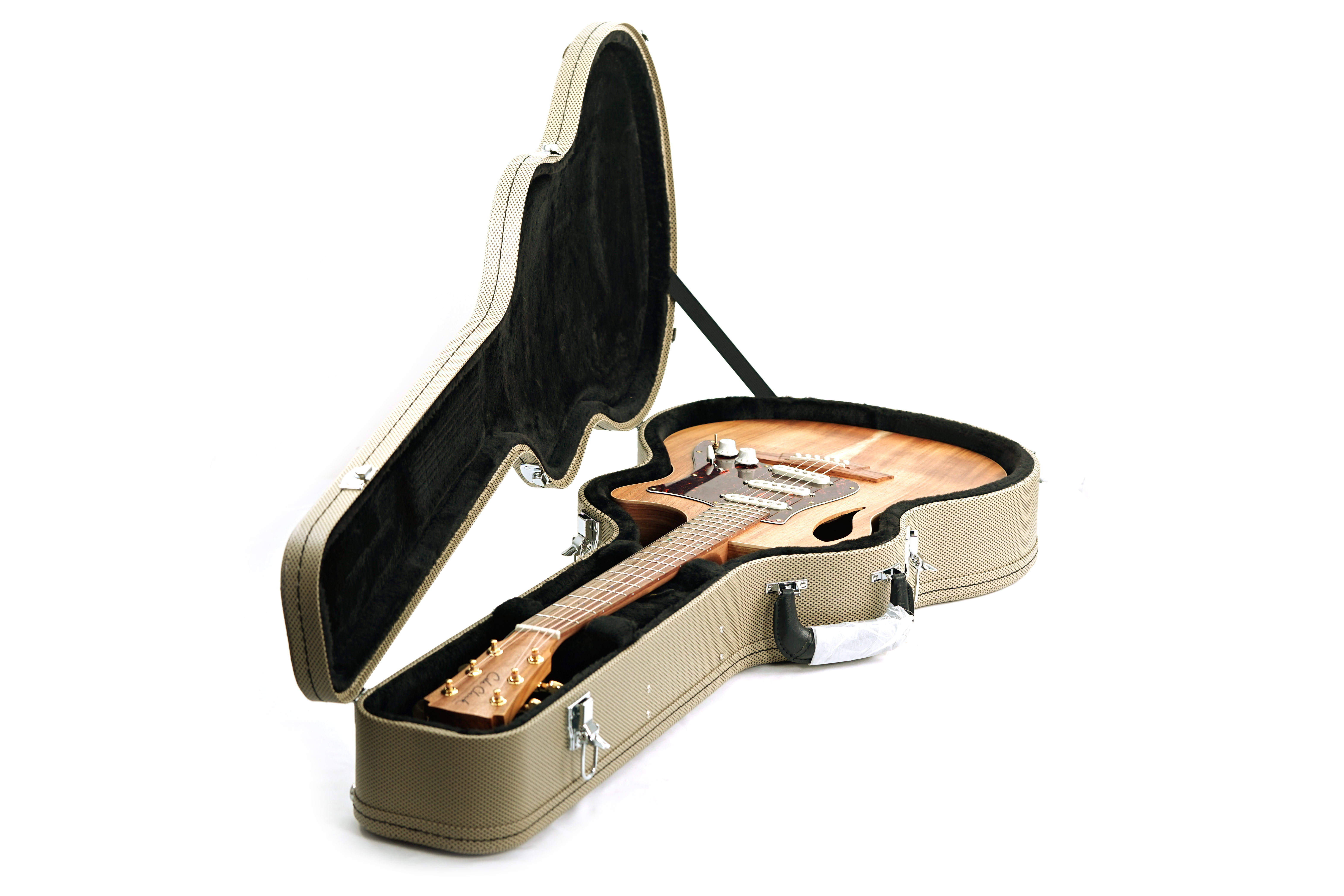 Cole Clark True Hybrid SSS Thinline All Blackwood