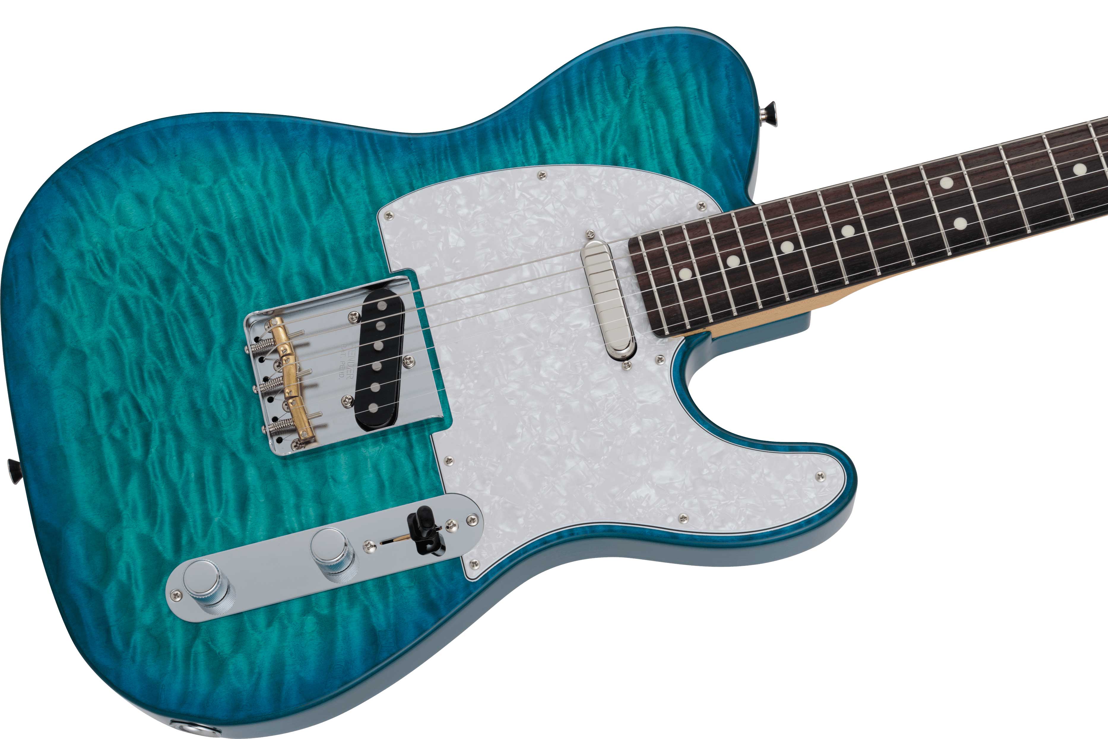 Fender Japan 2024 Hybrid II Telecaster Rosewood Fingerboard Aquamarine