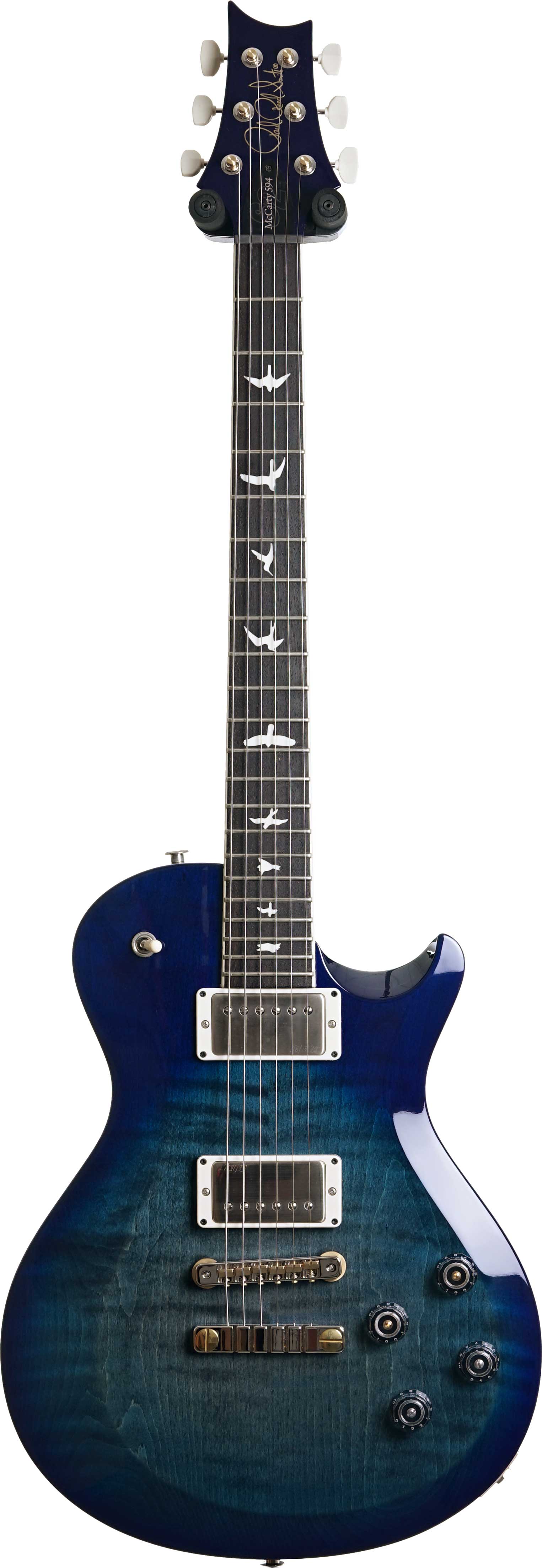 PRS S2 McCarty 594 Faded Grey Black Blue Burst #S2074247