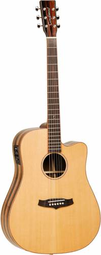 Tanglewood TJ5CE Electro Acoustic Dreadnought Cutaway Spruce Amara Ebony Gloss Tanglewood TJ5CE Electro Acoustic Dreadnought Cutaway Spruce Amara Ebony Gloss