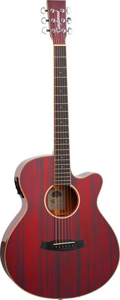 Tanglewood TW4CER Electro Acoustic Super Folk All Mahogany Red Gloss