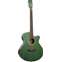 Tanglewood TW4CEFG Electro Acoustic Super Folk All Mahogany Green Gloss Front View
