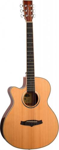 Tanglewood TW4CENALH Electro Acoustic Super Folk Cutaway Natural Gloss Left Handed Tanglewood TW4CENALH Electro Acoustic Super Folk Cutaway Natural Gloss Left Handed