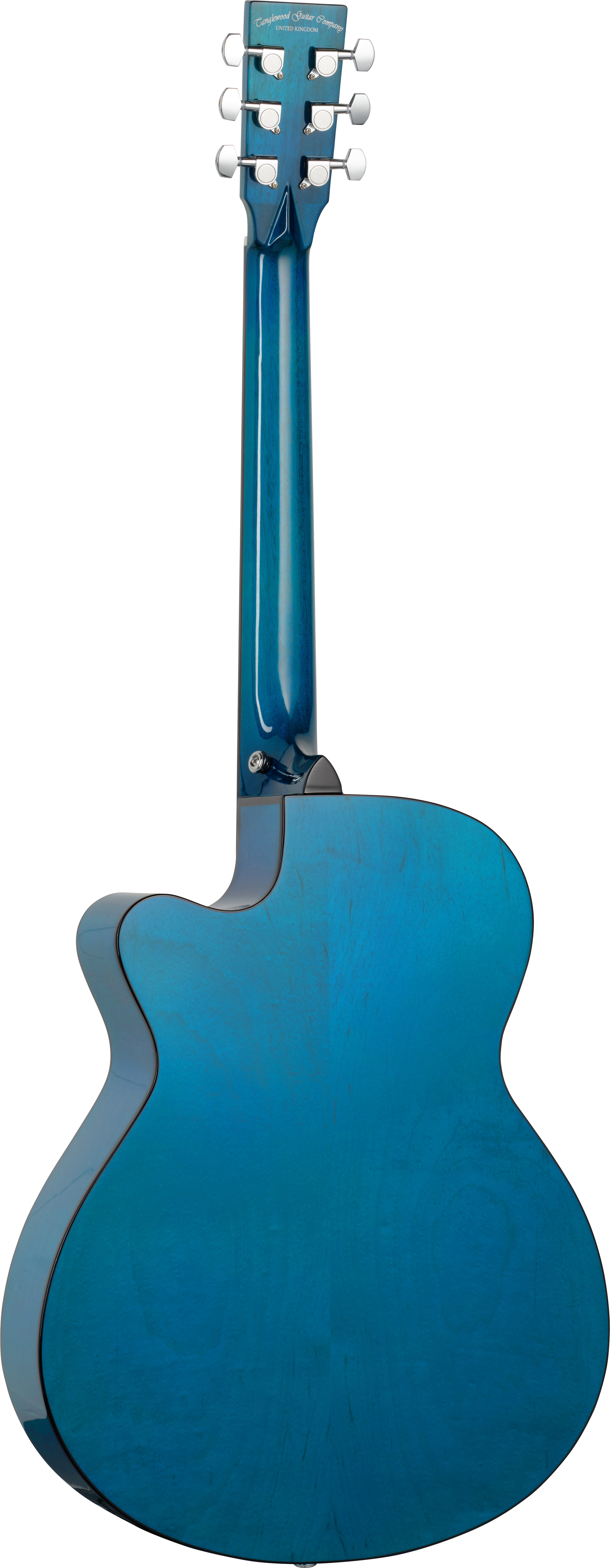 Tanglewood TA4CEBL Electro Acoustic Super Folk Cutaway Serenity Blue