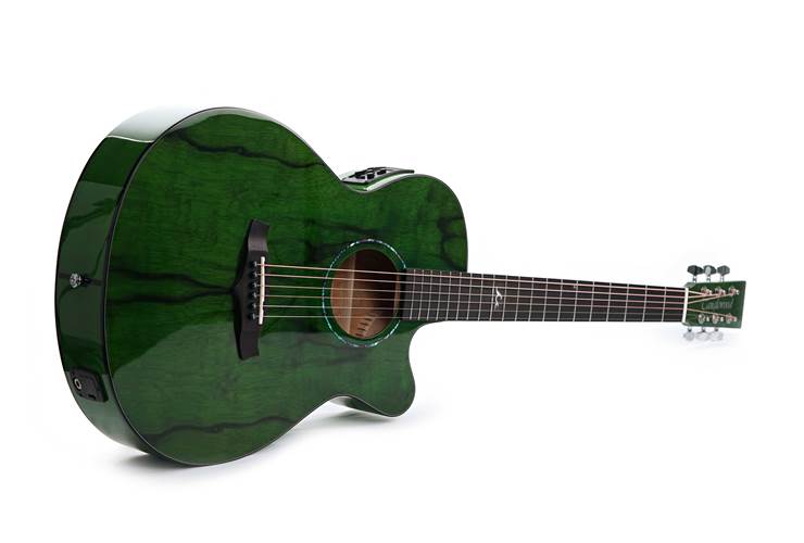 Tanglewood TA4CEGR Electro Acoustic Super Folk Cutaway Aurora Green (Ex-Demo) #MN240300577 Tanglewood TA4CEGR Electro Acoustic Super Folk Cutaway Aurora Green (Ex-Demo) #MN240300577