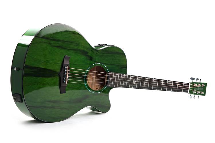 Tanglewood TA4CEGR Electro Acoustic Super Folk Cutaway Aurora Green (Ex-Demo) #MN240300587 Tanglewood TA4CEGR Electro Acoustic Super Folk Cutaway Aurora Green (Ex-Demo) #MN240300587