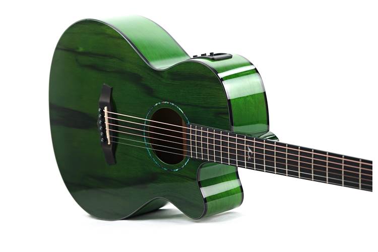 Tanglewood TA4CEGR Electro Acoustic Super Folk Cutaway Aurora Green (Ex-Demo) #MN240300587 Tanglewood TA4CEGR Electro Acoustic Super Folk Cutaway Aurora Green (Ex-Demo) #MN240300587