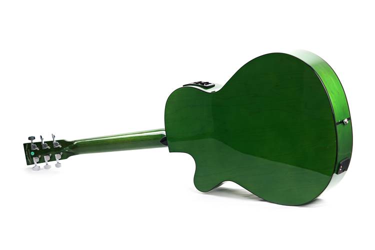 Tanglewood TA4CEGR Electro Acoustic Super Folk Cutaway Aurora Green (Ex-Demo) #MN240300587 Tanglewood TA4CEGR Electro Acoustic Super Folk Cutaway Aurora Green (Ex-Demo) #MN240300587