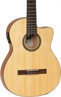 Tanglewood EMDC1 Electro Acoustic Thinline Classical Cutaway Spruce Mahogany