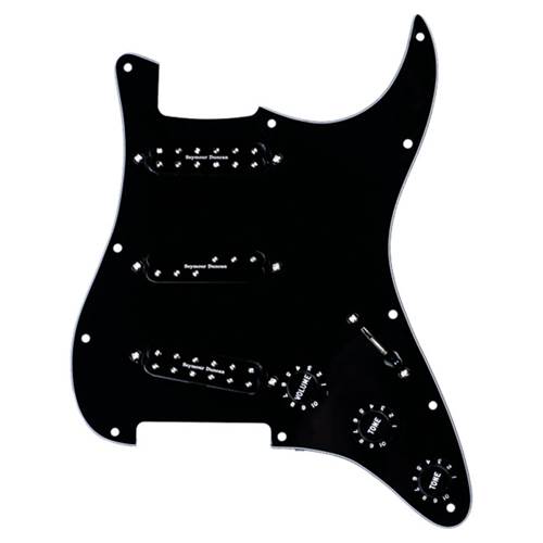 Seymour Duncan Pickguard Assembly Everything Axe Black Seymour Duncan Pickguard Assembly Everything Axe Black