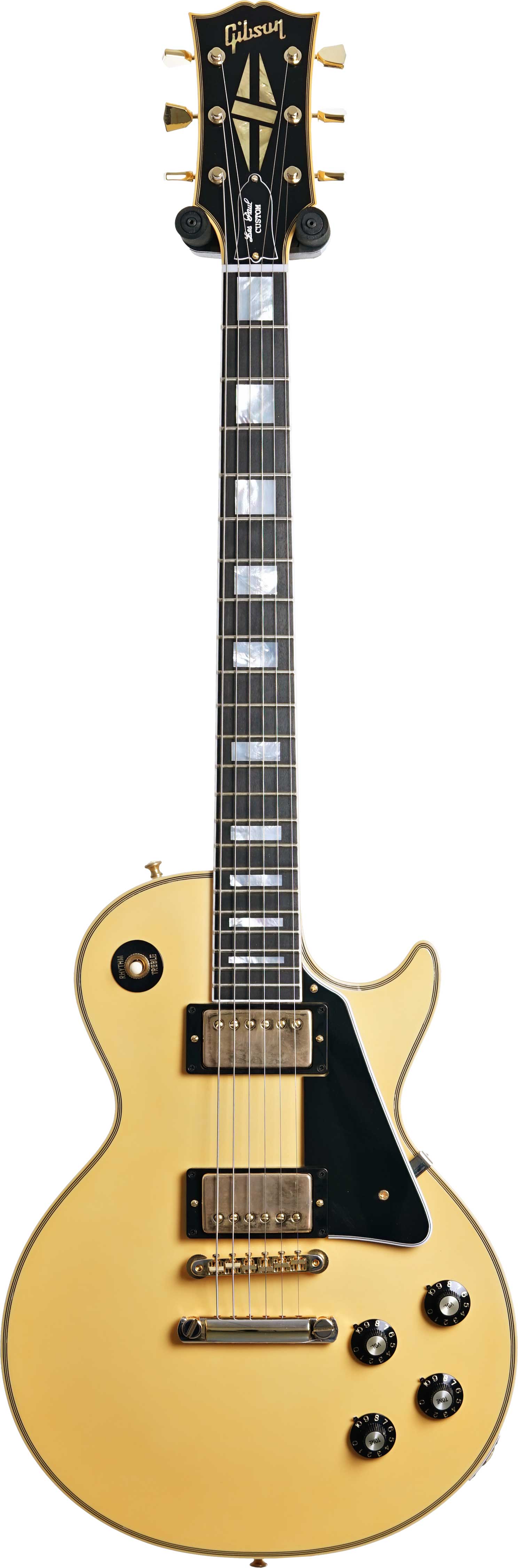 Gibson Custom Shop Made 2 Measure 1968 Les Paul Custom Heavy Antique White VOS Gold Hardware #405438
