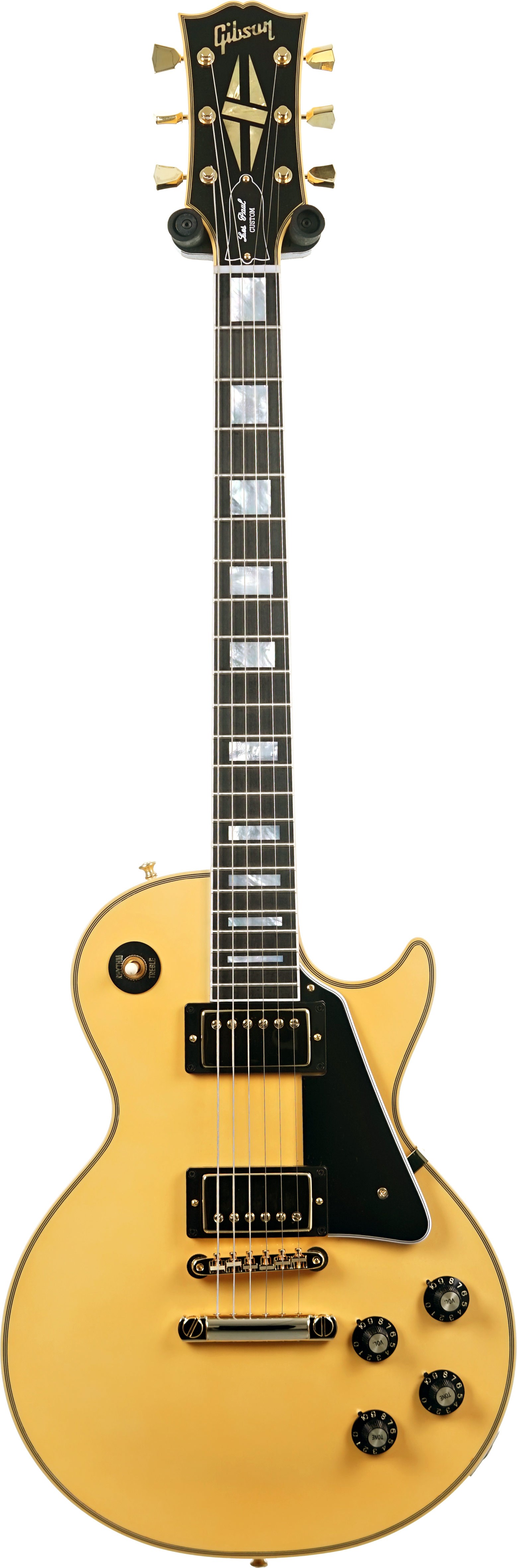 Gibson Custom Shop Made 2 Measure 1968 Les Paul Custom Heavy Antique White VOS Gold Hardware #508048