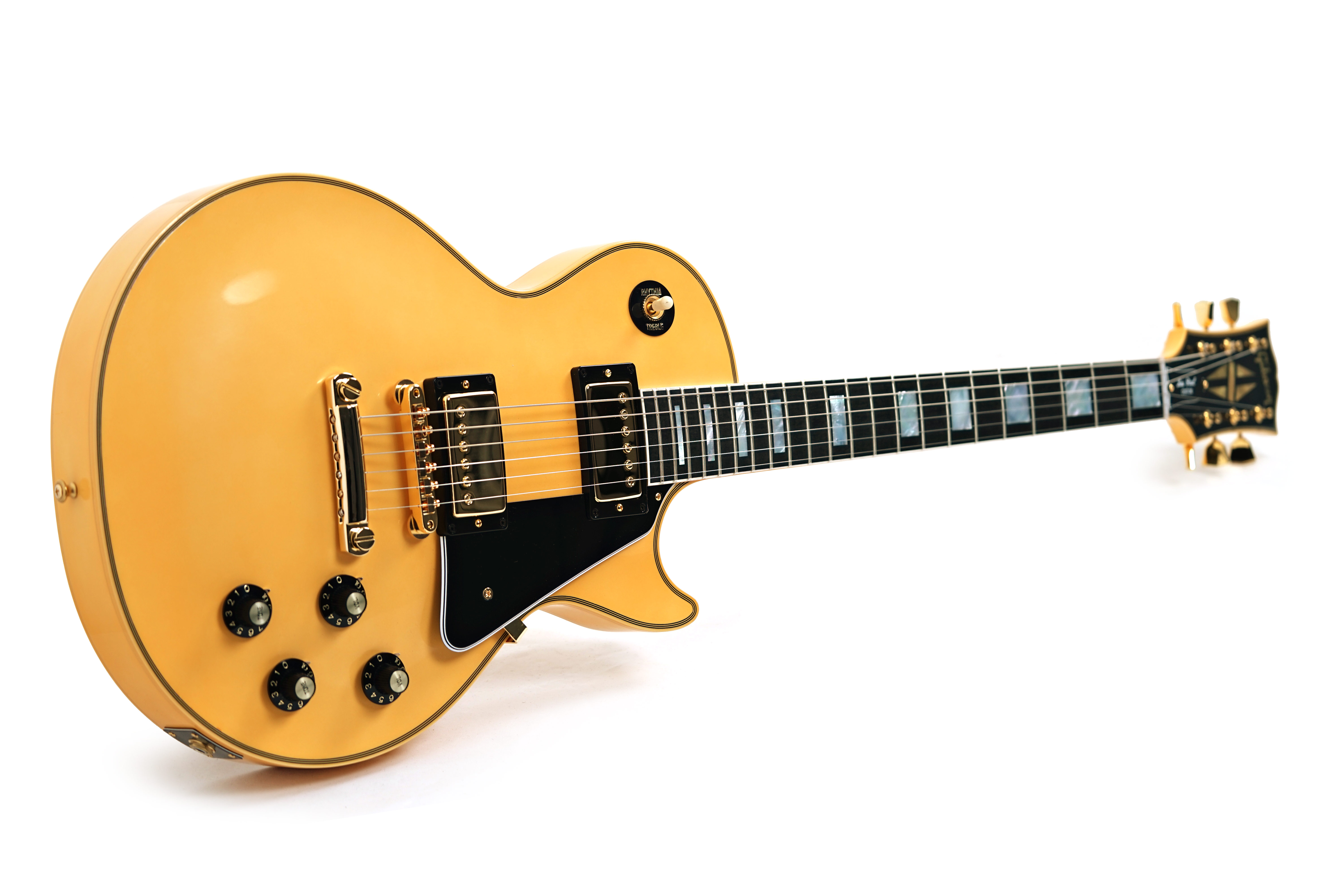 Gibson Custom Shop Made 2 Measure 1968 Les Paul Custom Heavy Antique White VOS Gold Hardware #508048